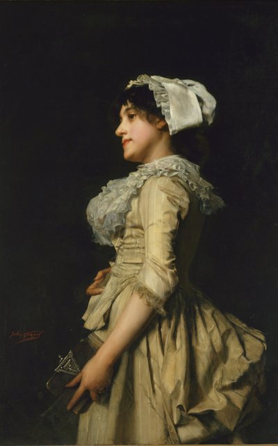 La fille du village - Jules Adolphe Goupil